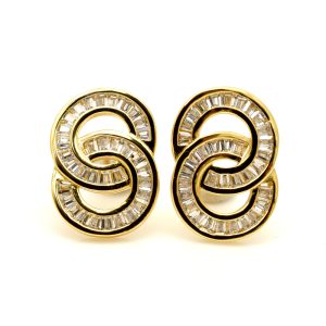 Gold Vermeil Links Earrings