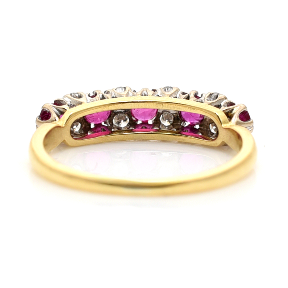 Pinterest Ruby Diamond Rings Beautiful Ruby & Diamond Ring - Kaizen Antiques