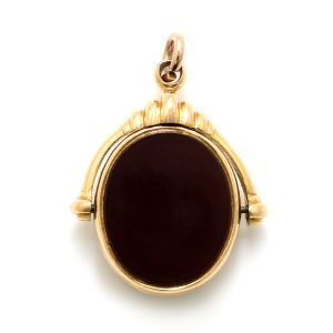 Antique Carnelian & Blood Stone Fob