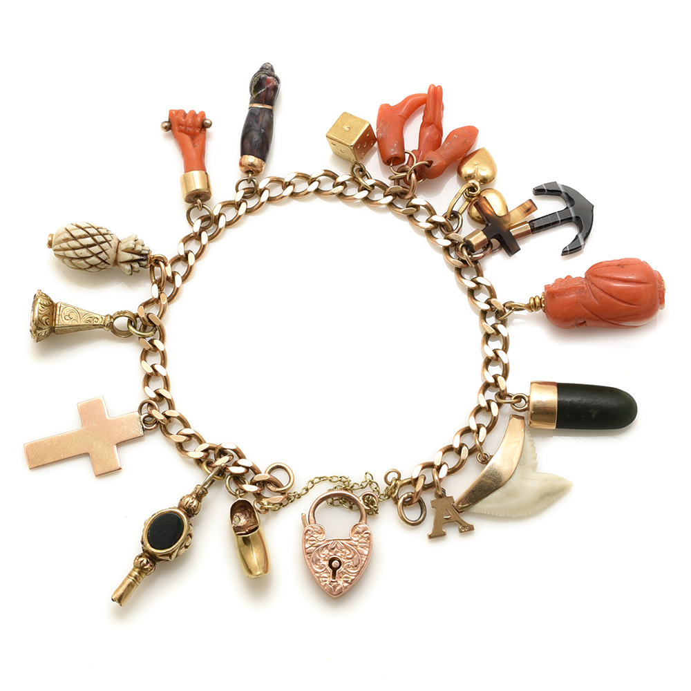 Fantastic Antique Charm Bracelet