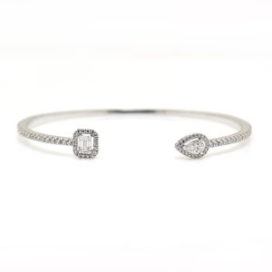Vintage Diamond Gold Bangle