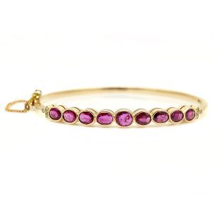 Ruby & Diamond Vintage Bangle