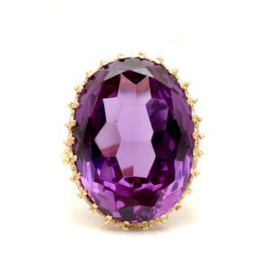 Vintage Amethyst Dress Ring