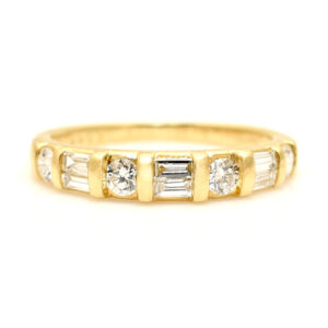 Beautiful Diamond Half Eternity Ring