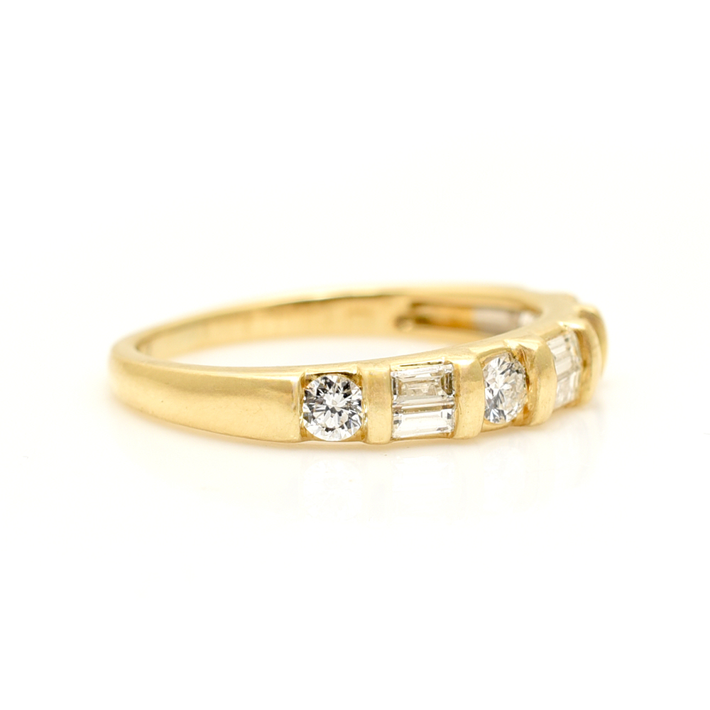 Beautiful Diamond Half Eternity Ring - Image 2