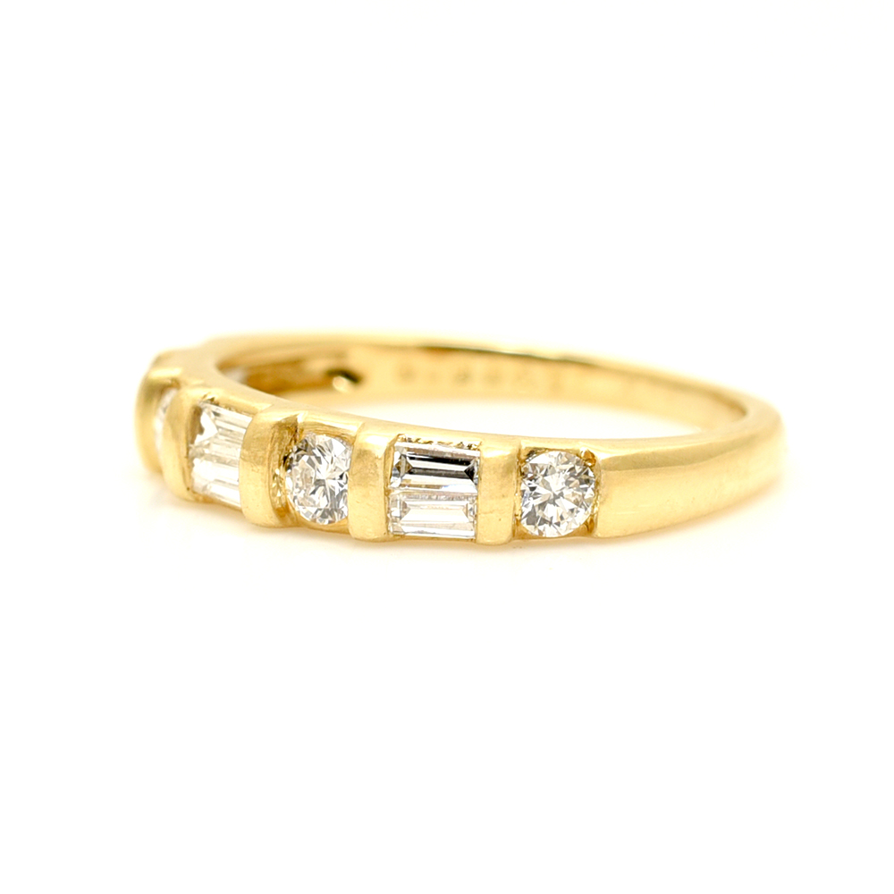 Beautiful Diamond Half Eternity Ring - Image 4