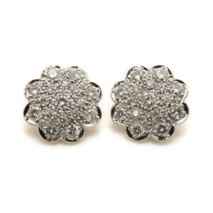 Fantastic Diamond Cluster Earrings