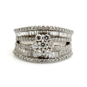 Statement Modern Diamond Ring